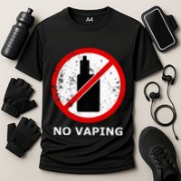No Vaping Anti Vape Cooling Performance Crew T-Shirt