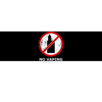 No Vaping Anti Vape Bumper Sticker