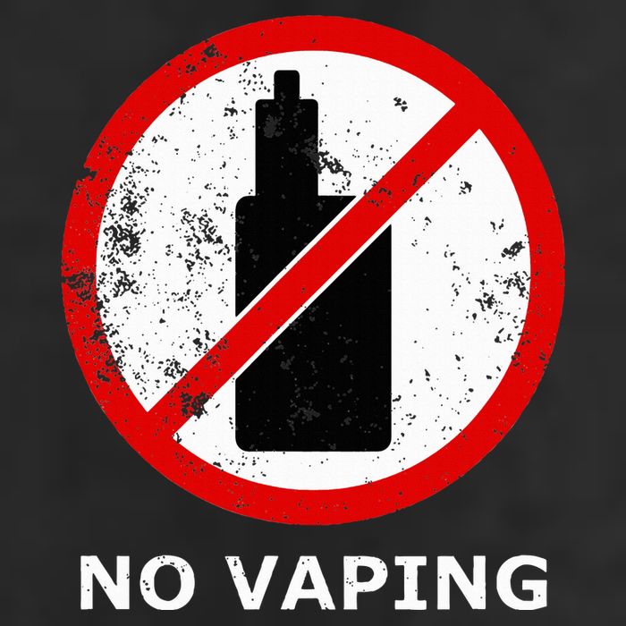 No Vaping Anti Vape Adult Drive Performance Visor