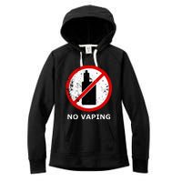 No Vaping Anti Vape Women's Fleece Hoodie