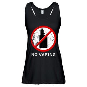 No Vaping Anti Vape Ladies Essential Flowy Tank