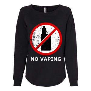 No Vaping Anti Vape Womens California Wash Sweatshirt