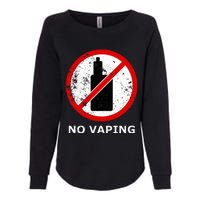 No Vaping Anti Vape Womens California Wash Sweatshirt