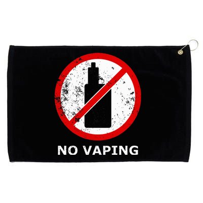 No Vaping Anti Vape Grommeted Golf Towel