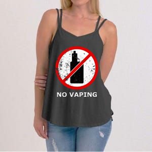 No Vaping Anti Vape Women's Strappy Tank