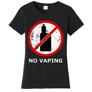 No Vaping Anti Vape Women's T-Shirt