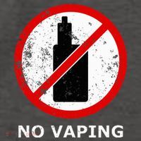 No Vaping Anti Vape Vector Backpack