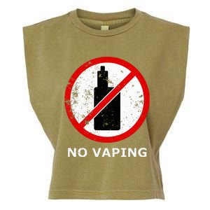 No Vaping Anti Vape Garment-Dyed Women's Muscle Tee