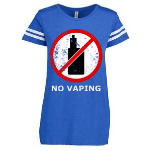 No Vaping Anti Vape Enza Ladies Jersey Football T-Shirt