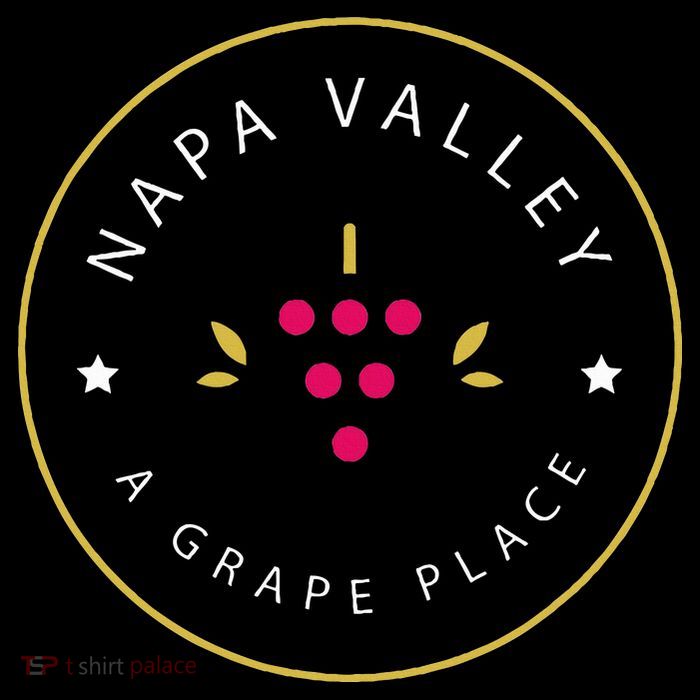 Napa Valley A Grape Place Wine Country Souvenir Sustainable Bucket Hat