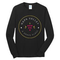 Napa Valley A Grape Place Wine Country Souvenir Tall Long Sleeve T-Shirt