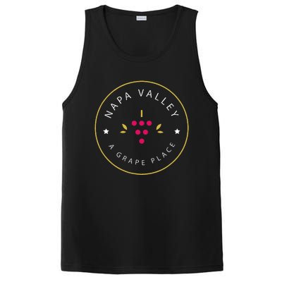 Napa Valley A Grape Place Wine Country Souvenir PosiCharge Competitor Tank