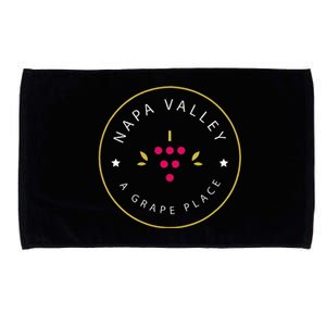 Napa Valley A Grape Place Wine Country Souvenir Microfiber Hand Towel