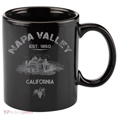 Napa Valley California Winery Souvenir 11oz C Handle Ceramic Mug
