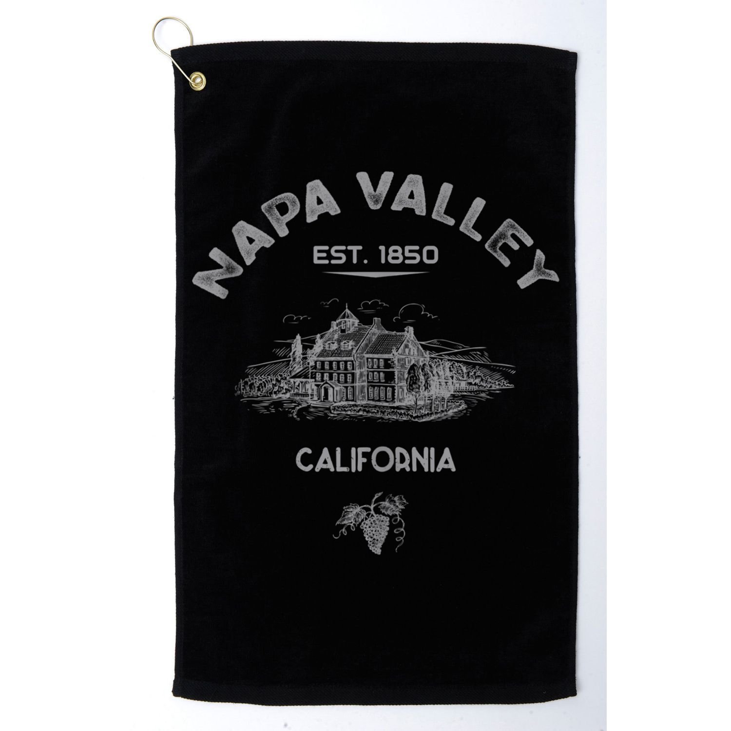 Napa Valley California Winery Souvenir Golf Towel