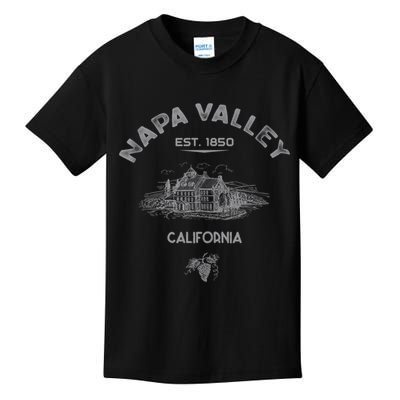 Napa Valley California Winery Souvenir Kids T-Shirt