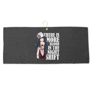 Nurse Vampire Caretaker Hospital Nursing Gift Large Microfiber Waffle Golf Towel