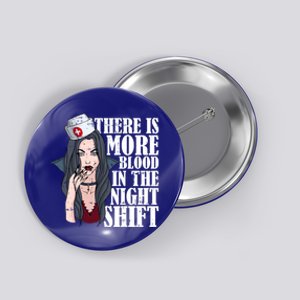 Nurse Vampire Caretaker Hospital Nursing Gift Button