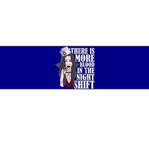 Nurse Vampire Caretaker Hospital Nursing Gift Bumper Sticker