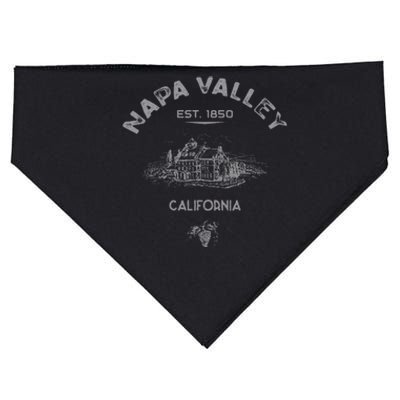 Napa Valley California Winery Souvenir USA-Made Doggie Bandana