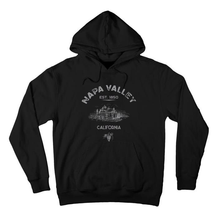 Napa Valley California Winery Souvenir Tall Hoodie