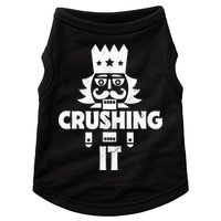 Nutcracker Vintage Christmas Nutcracker Crushing It Doggie Tank