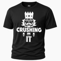 Nutcracker Vintage Christmas Nutcracker Crushing It Performance Shirt