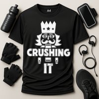 Nutcracker Vintage Christmas Nutcracker Crushing It Performance Shirt