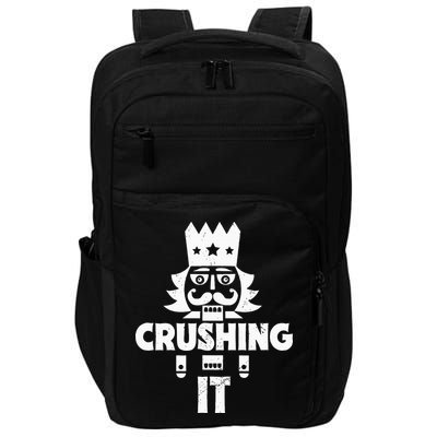 Nutcracker Vintage Christmas Nutcracker Crushing It Impact Tech Backpack