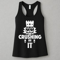 Nutcracker Vintage Christmas Nutcracker Crushing It Womens Tank Top