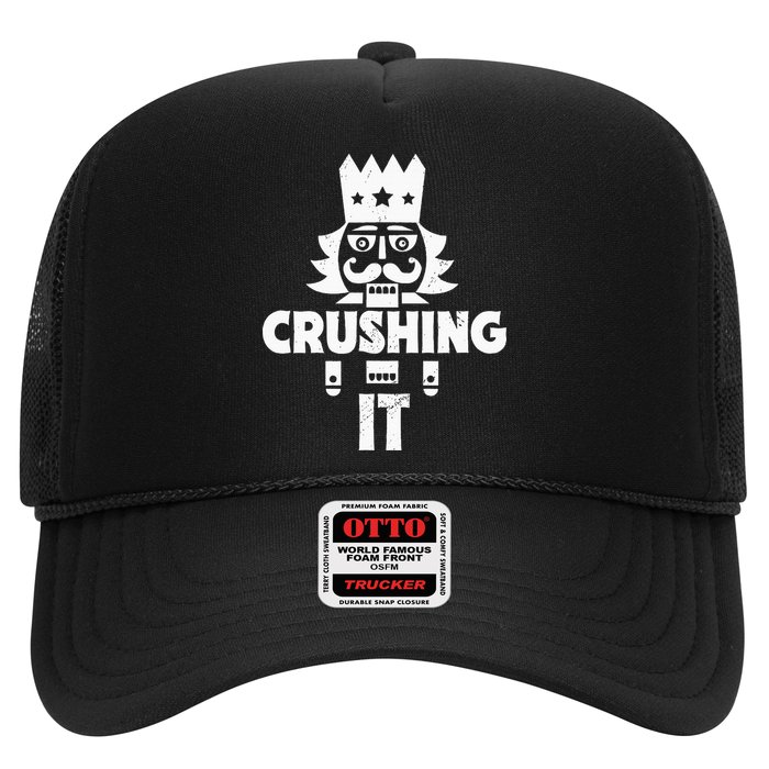 Nutcracker Vintage Christmas Nutcracker Crushing It Trucker Hat