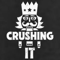 Nutcracker Vintage Christmas Nutcracker Crushing It Trucker Hat