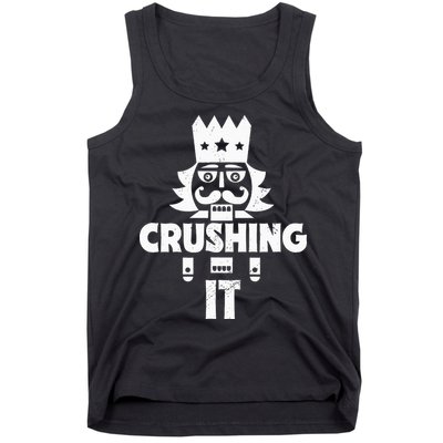 Nutcracker Vintage Christmas Nutcracker Crushing It Tank Top