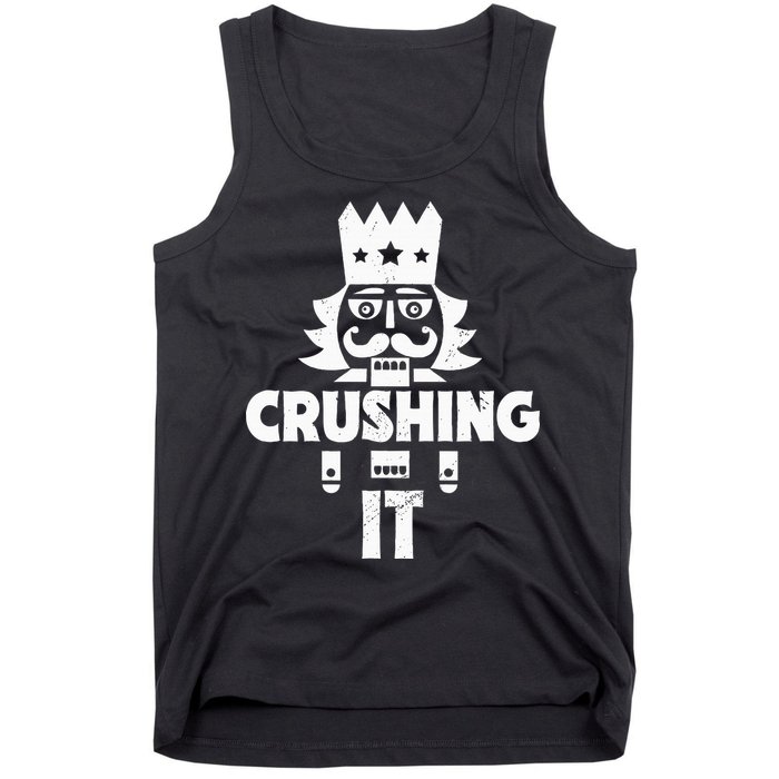 Nutcracker Vintage Christmas Nutcracker Crushing It Tank Top