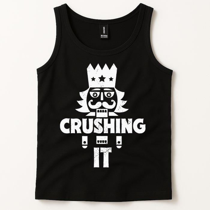 Nutcracker Vintage Christmas Nutcracker Crushing It Tank Top