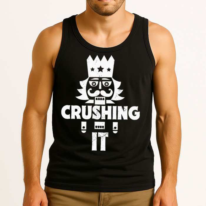 Nutcracker Vintage Christmas Nutcracker Crushing It Tank Top
