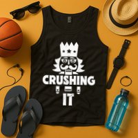 Nutcracker Vintage Christmas Nutcracker Crushing It Tank Top
