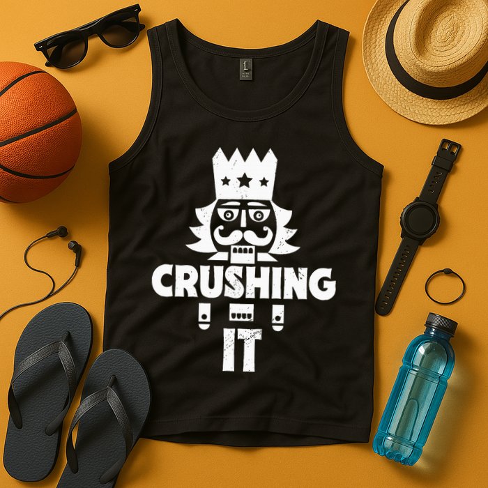 Nutcracker Vintage Christmas Nutcracker Crushing It Tank Top
