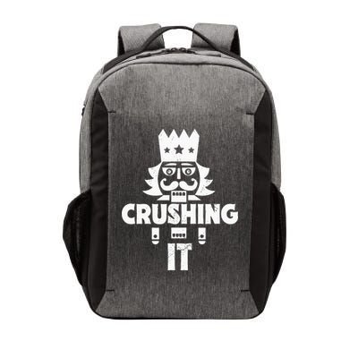 Nutcracker Vintage Christmas Nutcracker Crushing It Vector Backpack