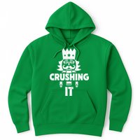 Nutcracker Vintage Christmas Nutcracker Crushing It Hoodie