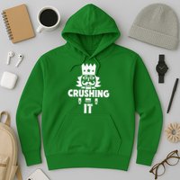 Nutcracker Vintage Christmas Nutcracker Crushing It Hoodie