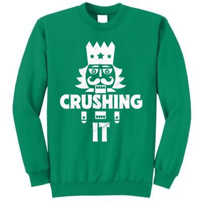 Nutcracker Vintage Christmas Nutcracker Crushing It Sweatshirt