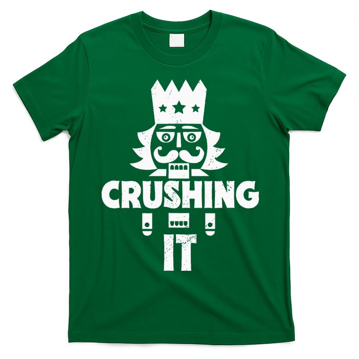 Nutcracker Vintage Christmas Nutcracker Crushing It T-Shirt