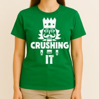 Nutcracker Vintage Christmas Nutcracker Crushing It T-Shirt