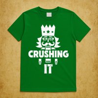 Nutcracker Vintage Christmas Nutcracker Crushing It T-Shirt