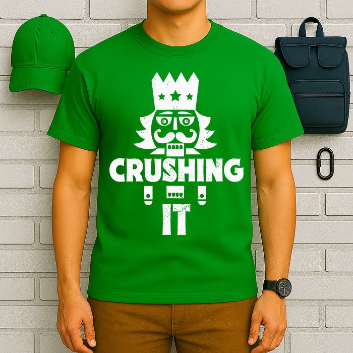 Nutcracker Vintage Christmas Nutcracker Crushing It T-Shirt