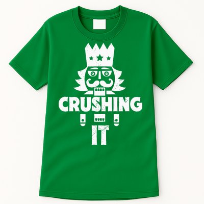Nutcracker Vintage Christmas Nutcracker Crushing It Tall T-Shirt