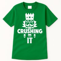 Nutcracker Vintage Christmas Nutcracker Crushing It Tall T-Shirt