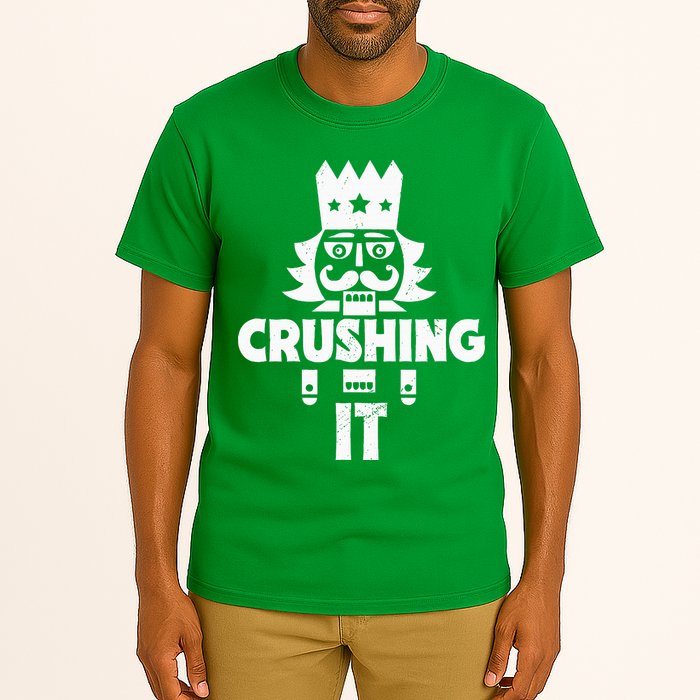 Nutcracker Vintage Christmas Nutcracker Crushing It Tall T-Shirt