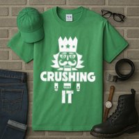 Nutcracker Vintage Christmas Nutcracker Crushing It Tall T-Shirt